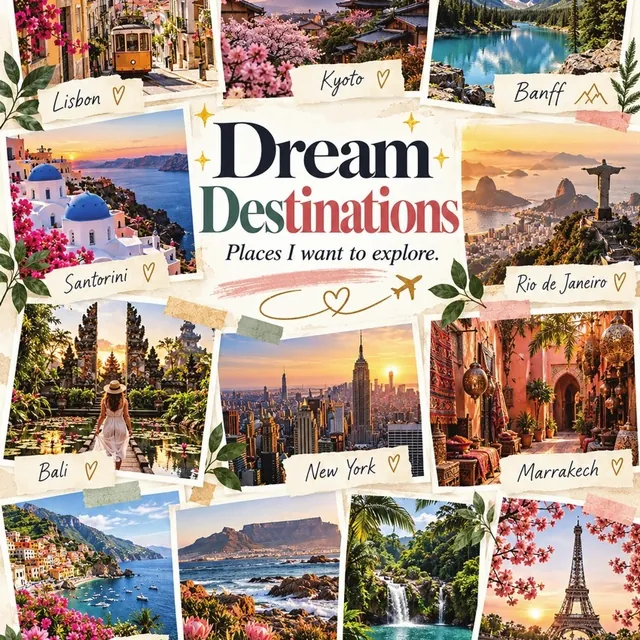 47 themed collage pages