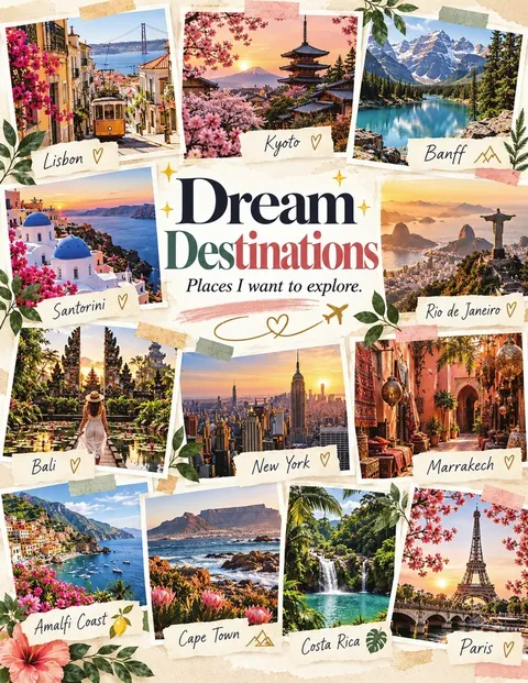 Dream Destinations page