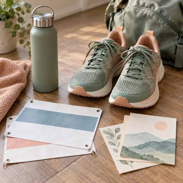 Fitness vision board kit