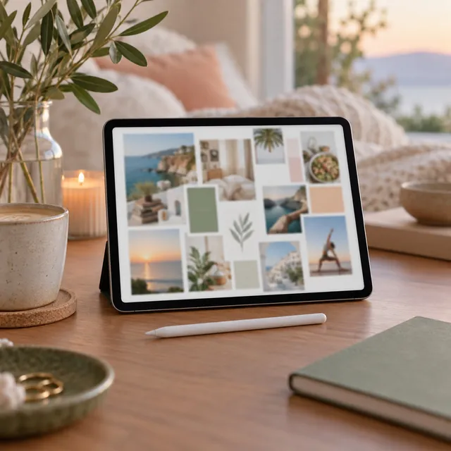 Digital vision board pack for GoodNotes