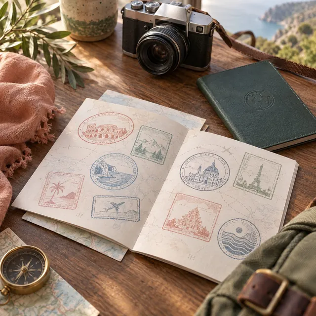 Travel vision board book